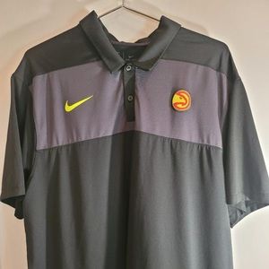 Nike, black&purple , Atlanta Hawk, basketball jersey t-shirt, size large